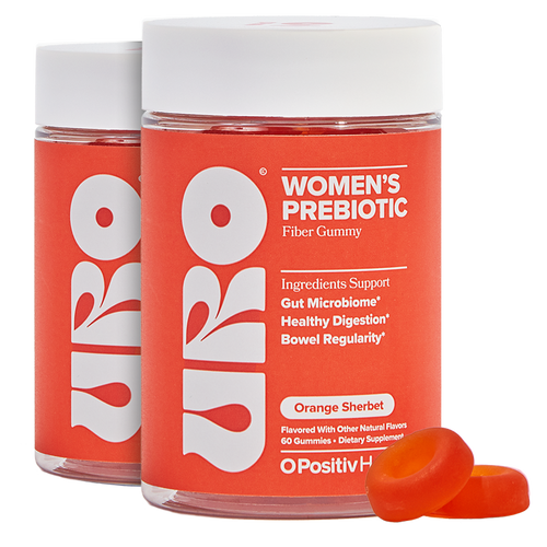 URO Women's Prebiotic Fiber Gummy - 2 Bottle